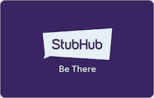 E-Gift Card: Stubhub $50