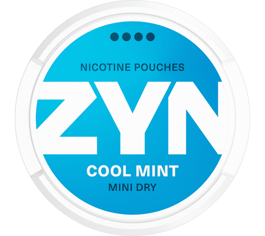 ZYN Mini Dry Cool Mint All White Extra Strong