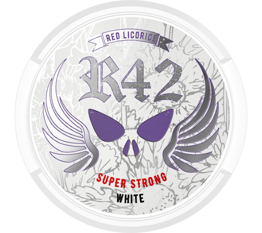 R42 Red Licorice White Portion Super Strong