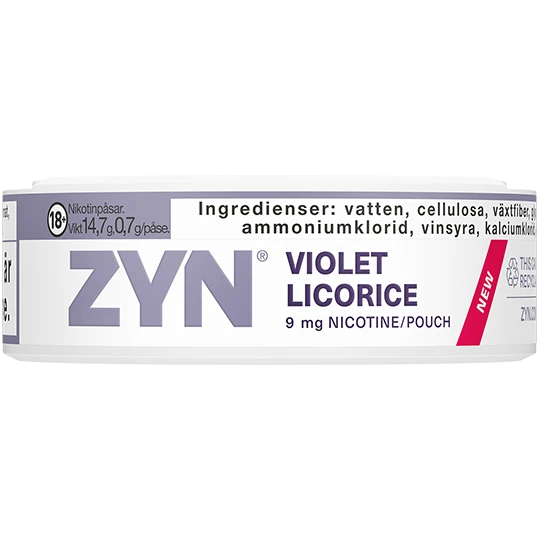 ZYN Violet Licorice Slim Strong