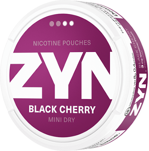 ZYN Black Cherry Mini Dry All White Normal