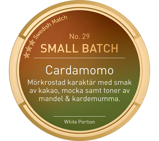 Small Batch No. 29 Cardamomo White Portion