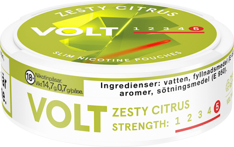VOLT Zesty Citrus Slim Super Strong