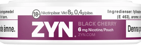 ZYN Black Cherry Mini Dry Extra Strong