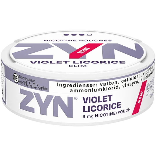 ZYN Violet Licorice Slim Strong