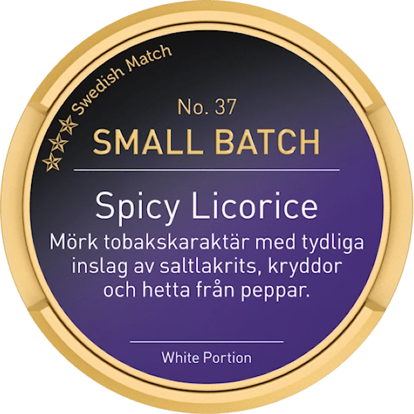 Small Batch No. 37 Spicy Licorice White Portion