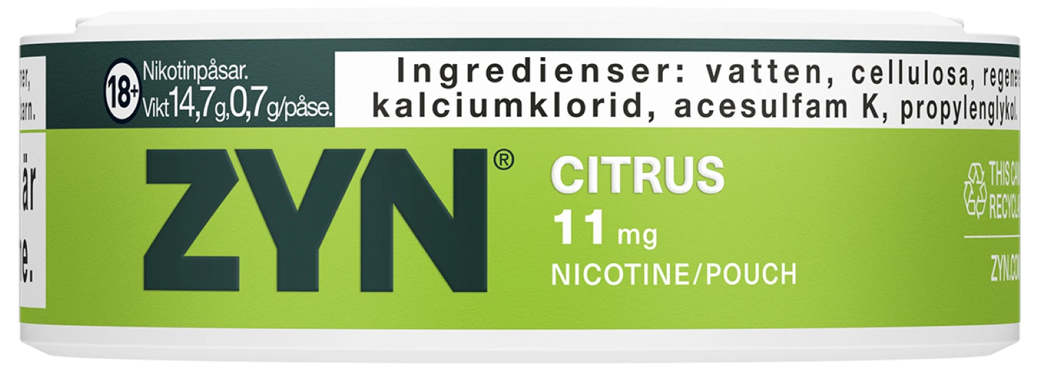 ZYN Citrus Slim Extra Strong