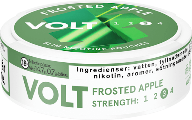 VOLT Frosted Apple Slim All White Strong