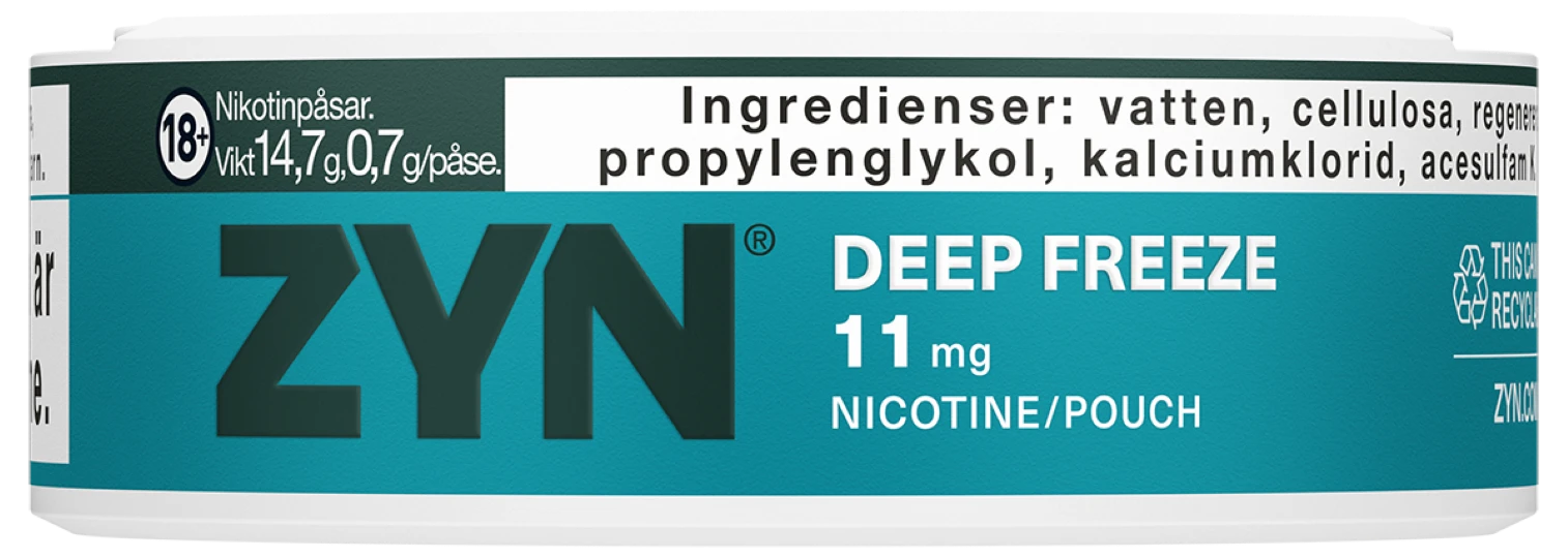 ZYN Deep Freeze Slim Extra Strong