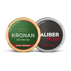Kronan Original Portion Stark och Kaliber+ Original Portion Mixpaket