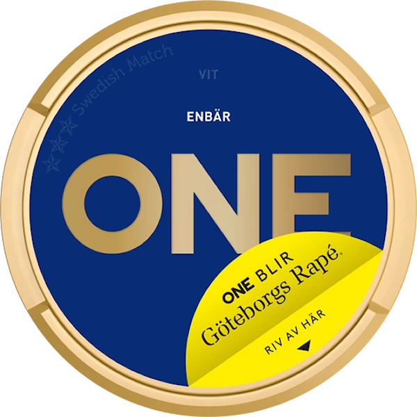 ONE Blå White Portion
