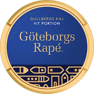 Göteborgs Rapé Gullbergs Kaj White Portion