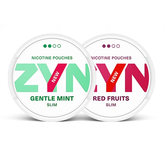 ZYN Red Fruits och ZYN Gentle Mint Mixpaket