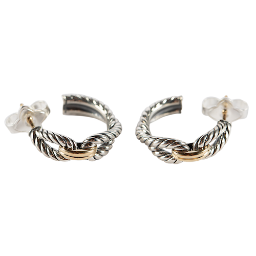 David Yurman Cable Loop Hoop Earrings