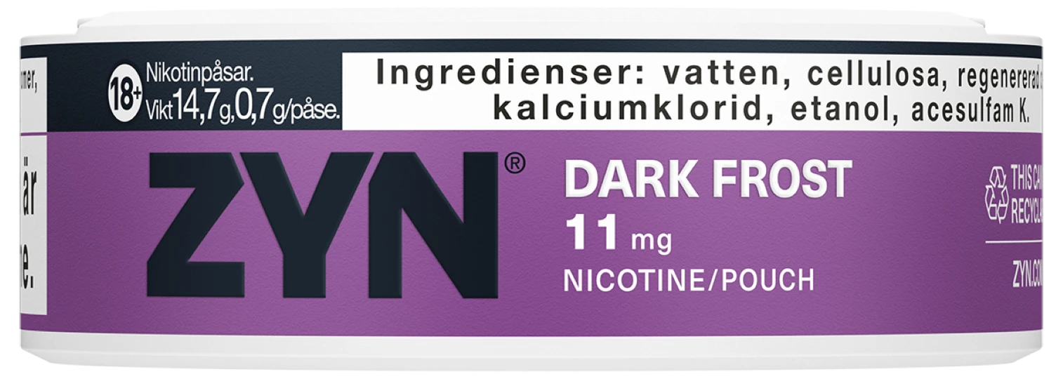 ZYN Dark Frost Slim Extra Strong