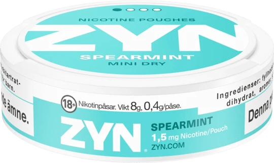 ZYN Spearmint Mini Dry Low