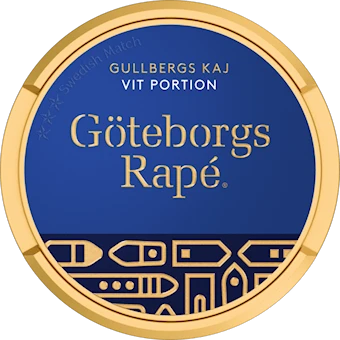 Göteborgs Rapé Gullbergs Kaj White Portion