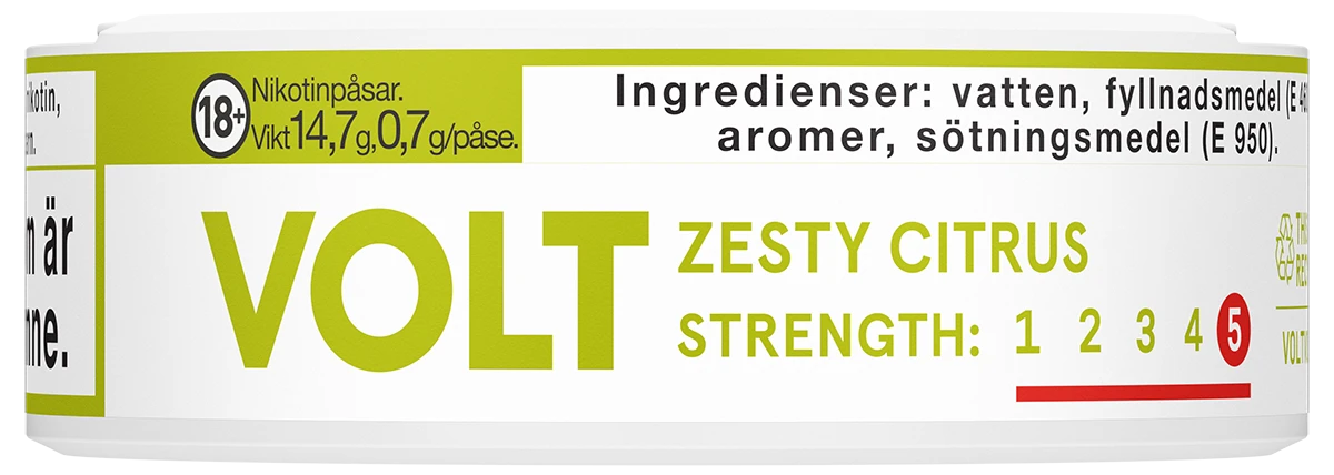 VOLT Zesty Citrus Slim Super Strong