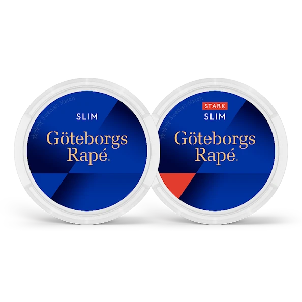 Göteborgs Rapé White Slim Portion och White Slim Portion Strong Mixpack